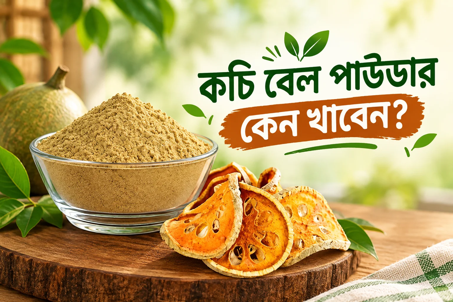 কচি বেল পাউডার কেন খাবেন? সম্পূর্ণ গাইড (২০২৬)