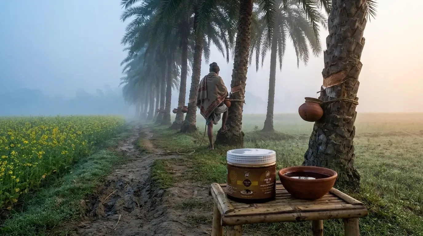 নাটোরের খেজুর গুড় অনলাইন: কেন বিখ্যাত, কীভাবে তৈরি, কোথায় পাবেন খাঁটি