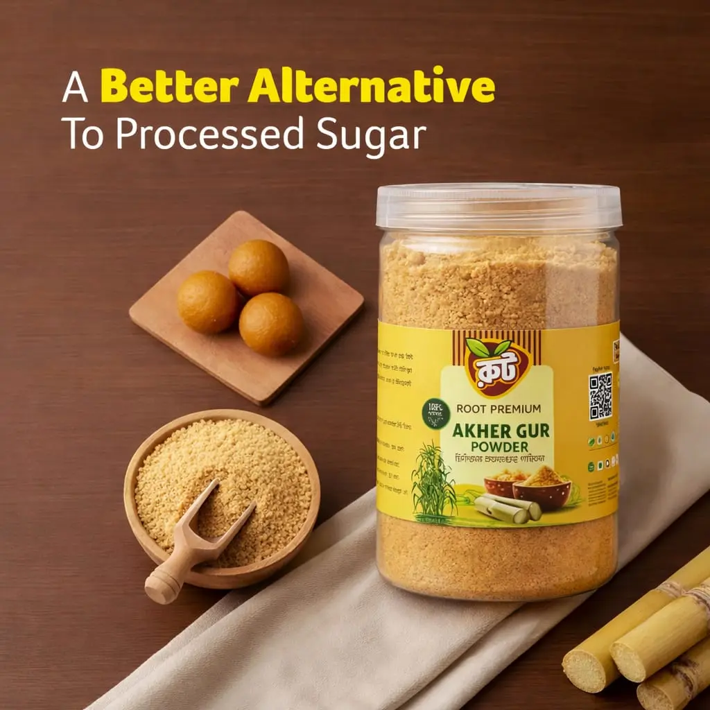Root Premium Jaggery Powder / আখের গুড় পাউডার (৪০০ গ্রাম)