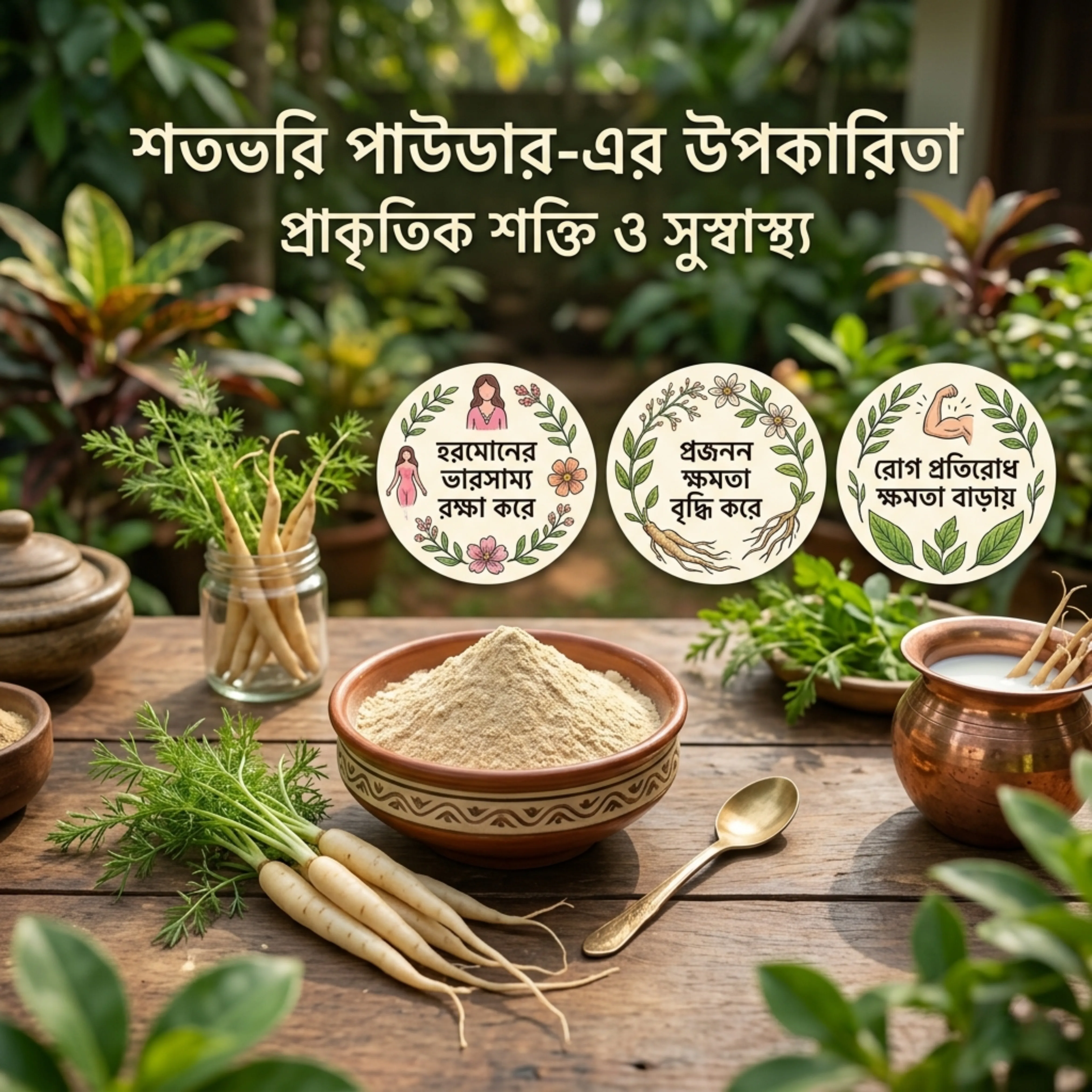 Root Premium Shoto Vori Powder 100g – শতভরি পাউডার | Women Health Ayurvedic Supplement
