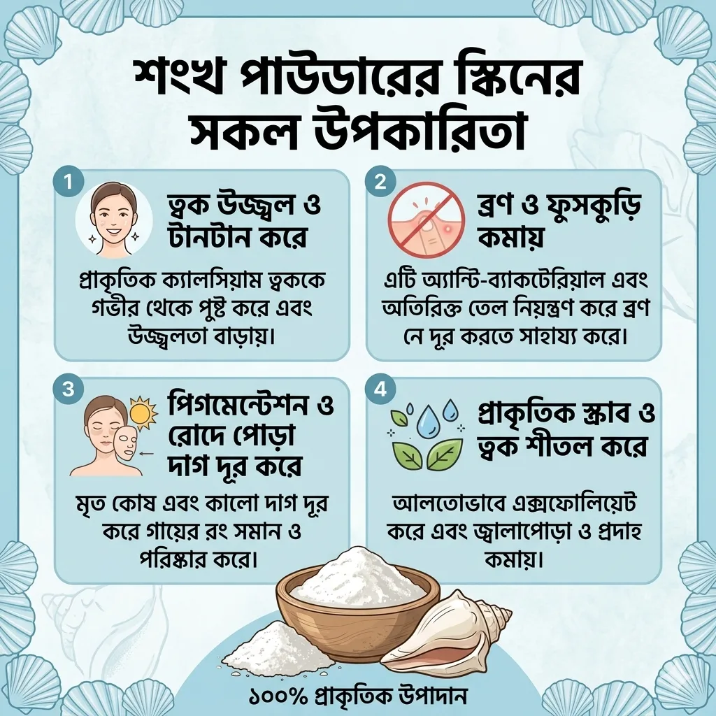শংখ পাউডার (১০০গ্রাম)/ Shankha Powder (100gm)