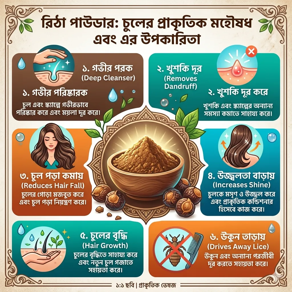 রিঠা পাউডার ( ১০০গ্রাম ) / Ritha Powder (100gm)