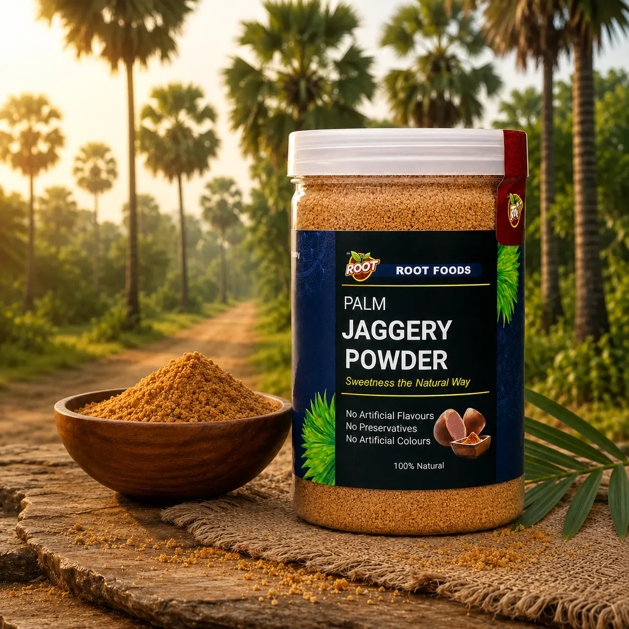 Root Premium Taler Gur Powder / তালের গুড় পাউডার ৪০০গ্রাম